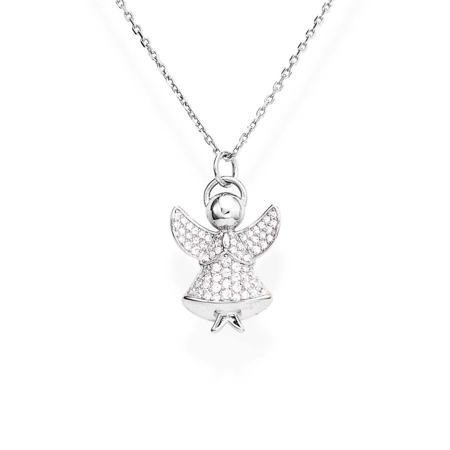 Srebrna ogrlica anđeo A3BB