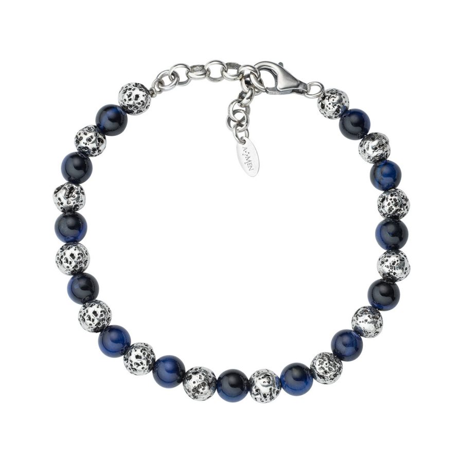 Srebrna narukvica BRU1PMBBL6