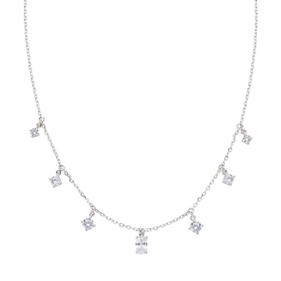 Princess ogrlica s bijelim cirkonima CLOVBBBZ3