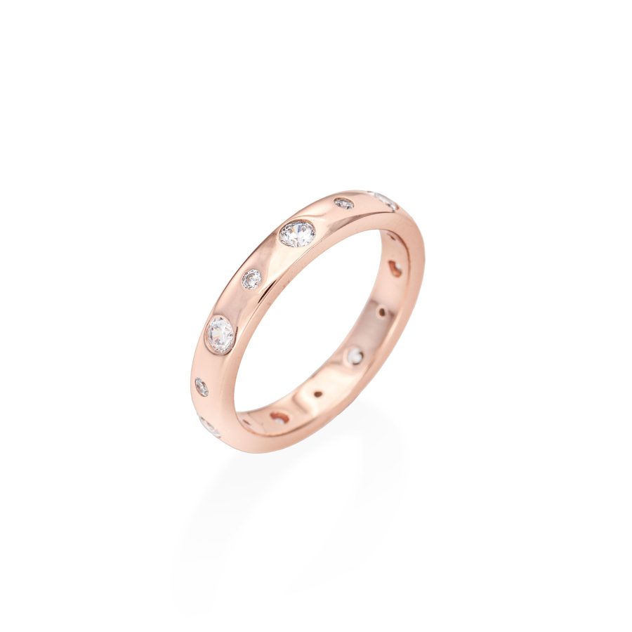 Srebrni prsten s cirkonom FERBZ