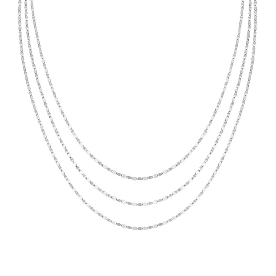 Rodinirano Flat Multi-str s Ogrlica CLMFSP3B