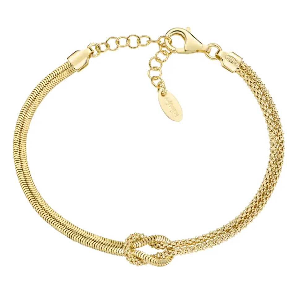 Love Knot pozlaćena narukvica BRNOAMGG
