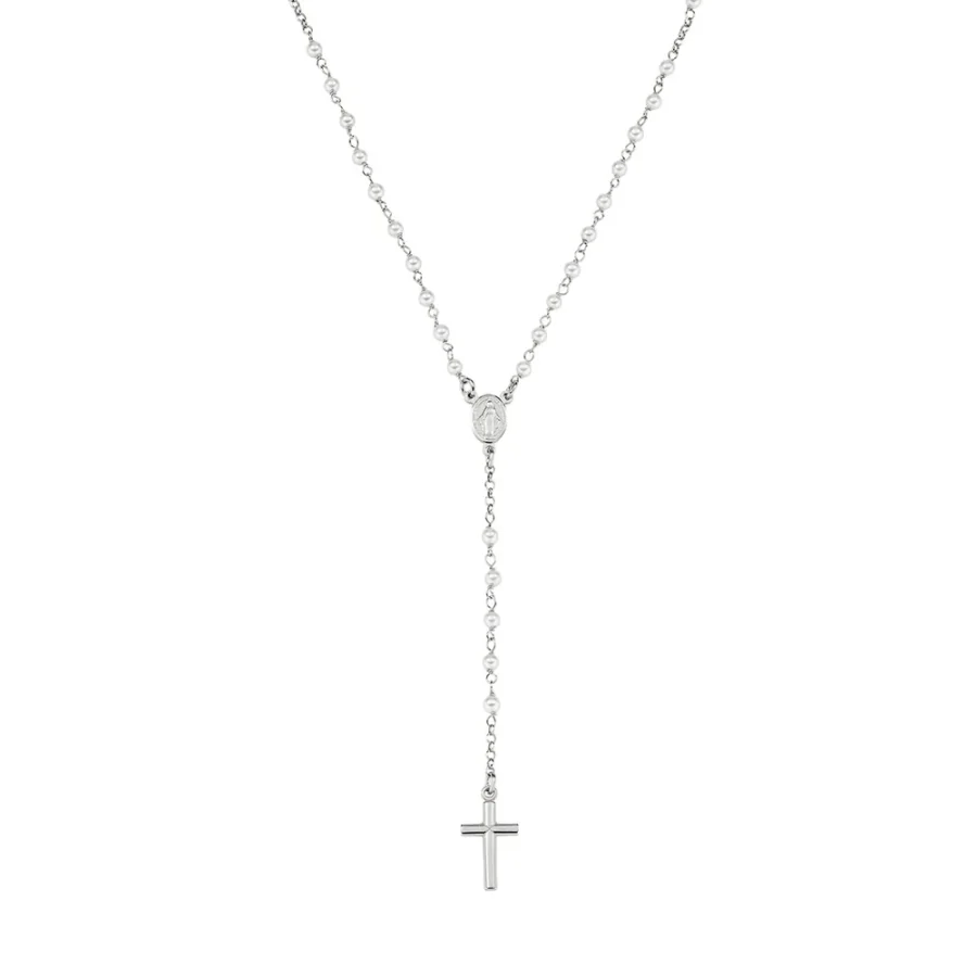 Klasična krunica ogrlica s kristalnim perlama CROBPSW4