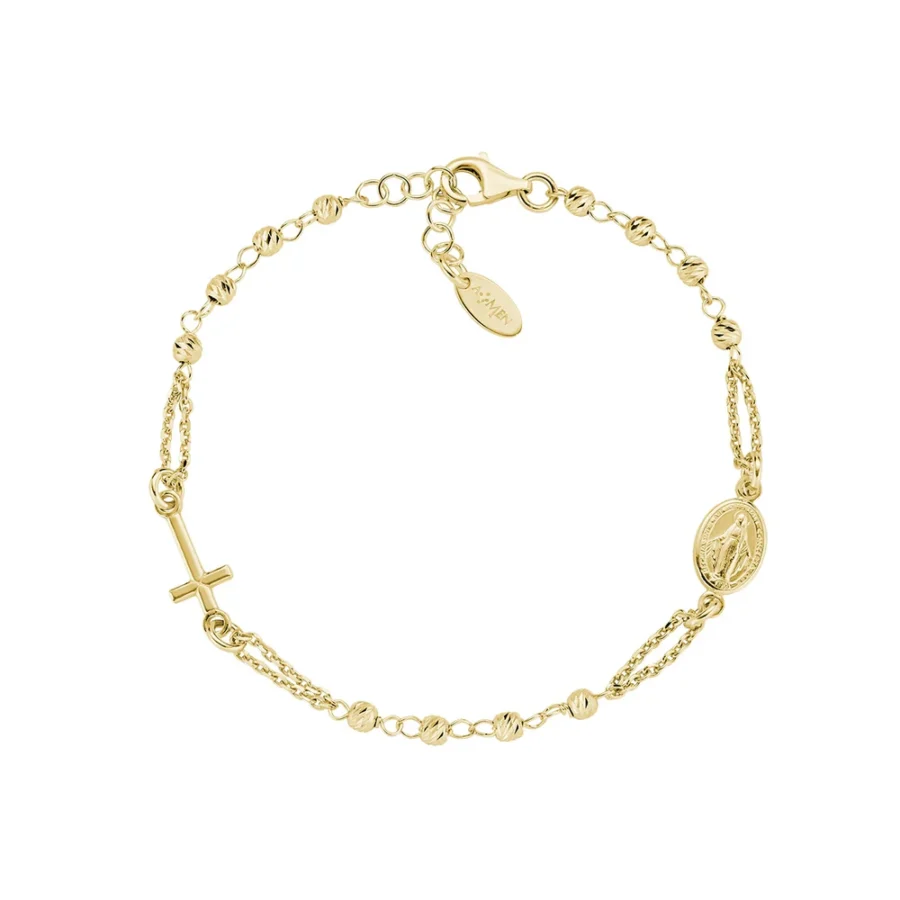 Pozlaćena krunica narukvica BROGD3