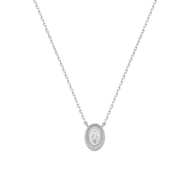 Ogrlica od mesinga s medaljonom Čudotvorne Gospe
